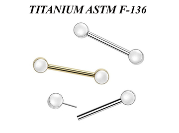 Безрезьбовое украшение для груди жемчужины
