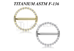 Кликер для груди из титана Ti Metal лунариэль