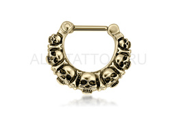 Кликер черепа с PVD покрытием