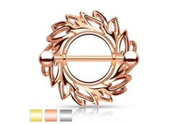 Украшение для груди танец листьев