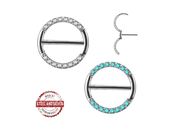 Кликер для груди ореол страз