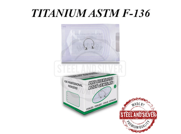 Циркуляр Steel and Silver из титана с внутренней резьбой, стерильный