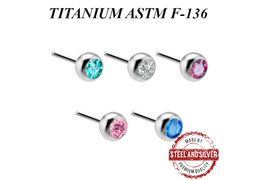 Вставка из титана Steel and Silver с Premium Zirconia Вставка из титана Steel and Silver с Premium Zirconia