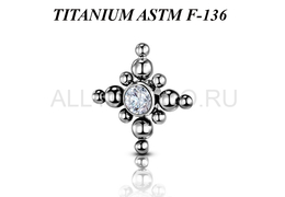 Кластер из титана Ti Metal калиса Кластер из титана Ti Metal калиса