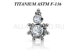 Кластер из титана Ti Metal этель Кластер из титана Ti Metal этель