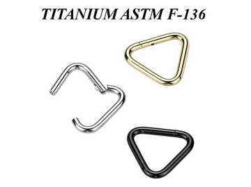 Кликер из титана треугольник