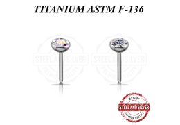 Вставка из титана Steel and Silver с Premium Zirconia